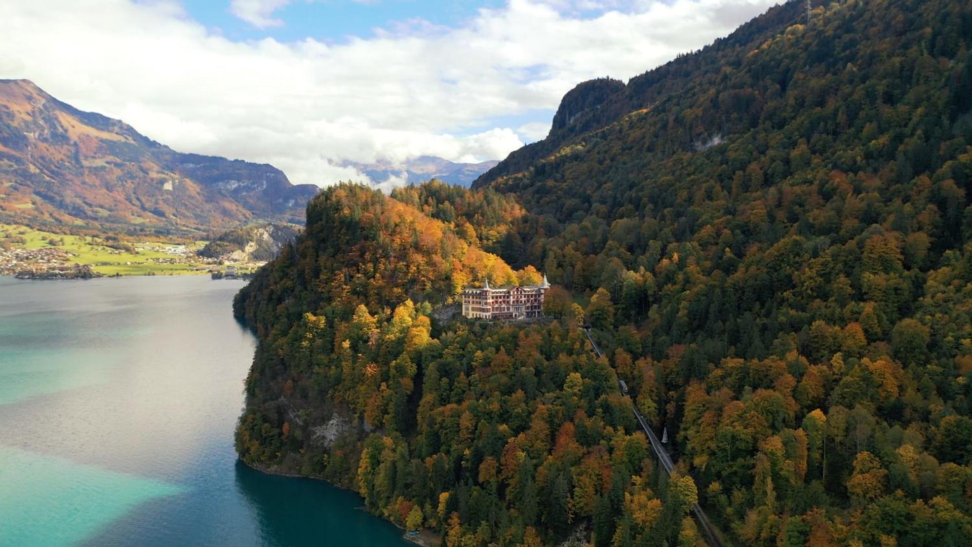 Grandhotel Giessbach Бриенц Экстерьер фото