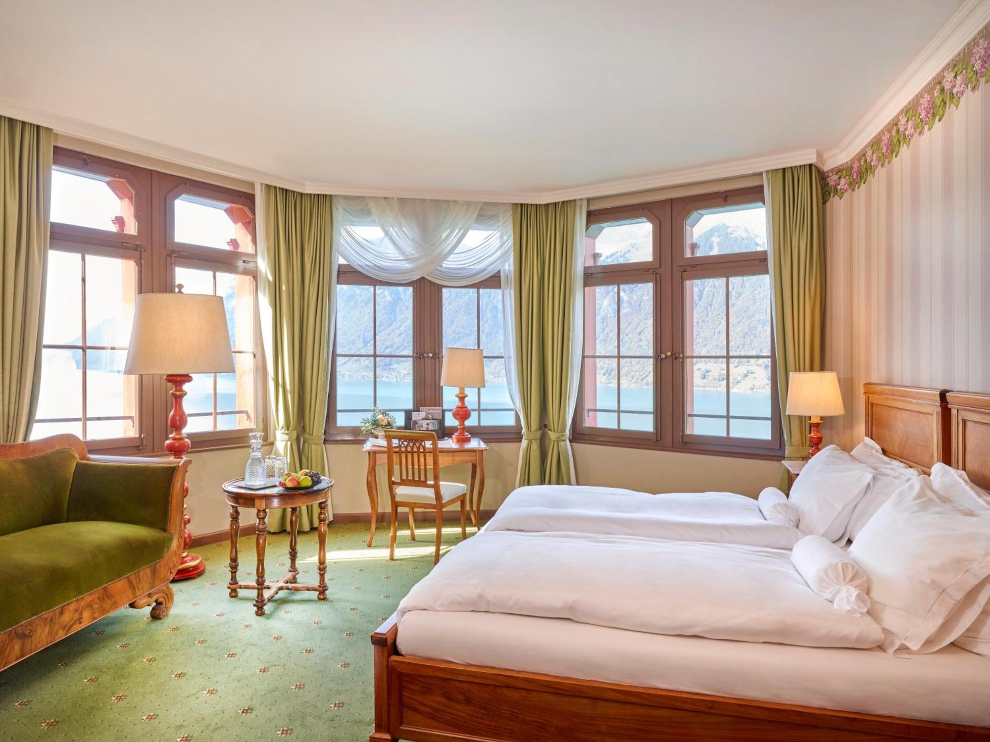 Grandhotel Giessbach Бриенц Номер фото