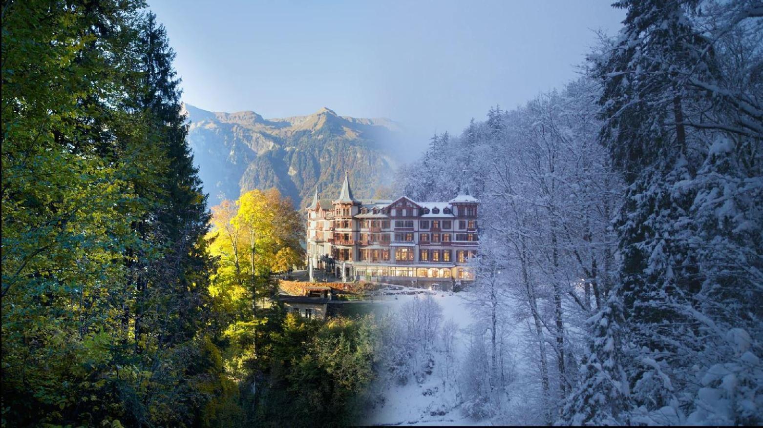 Grandhotel Giessbach Бриенц Экстерьер фото