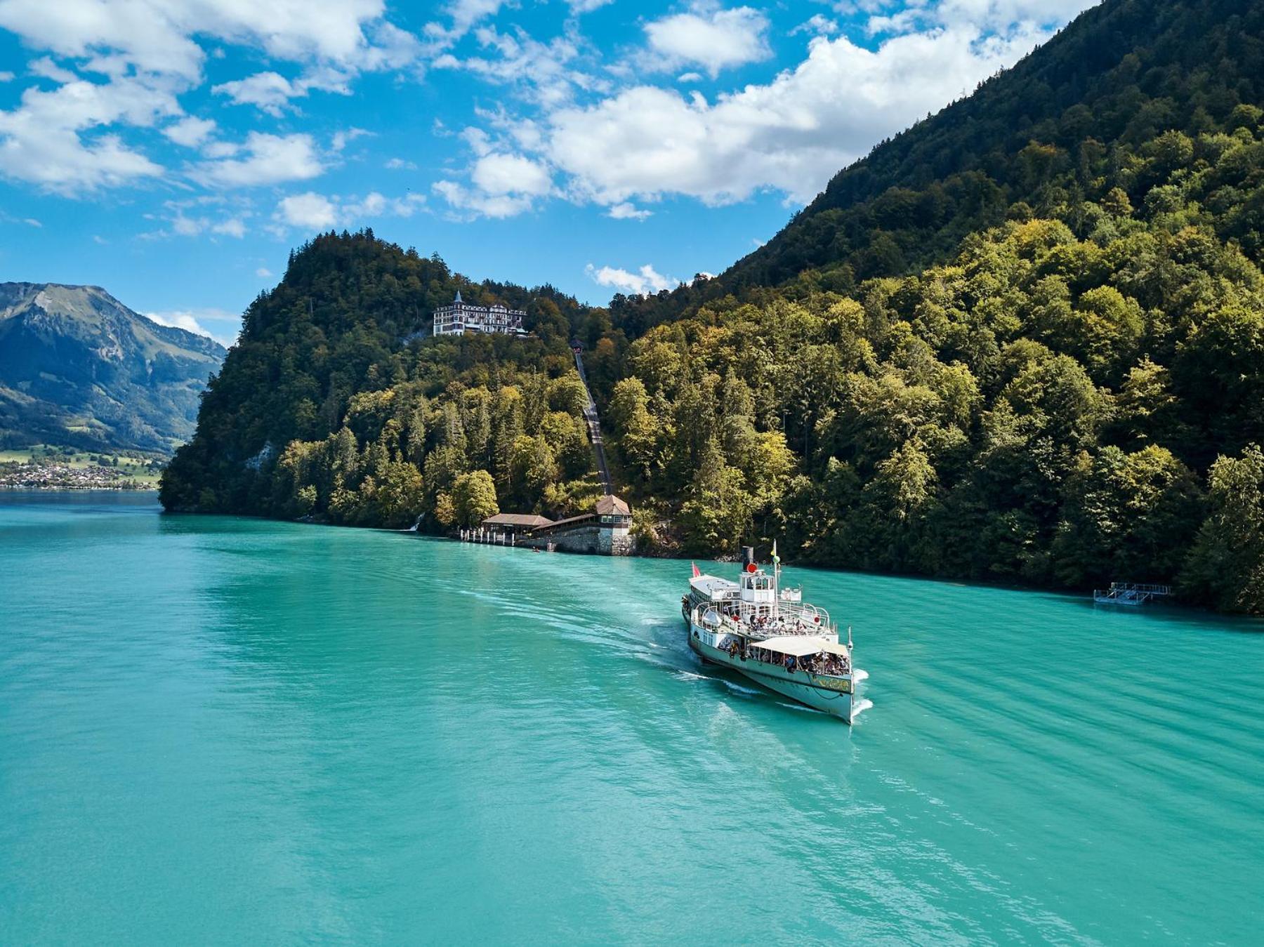 Grandhotel Giessbach Бриенц Экстерьер фото